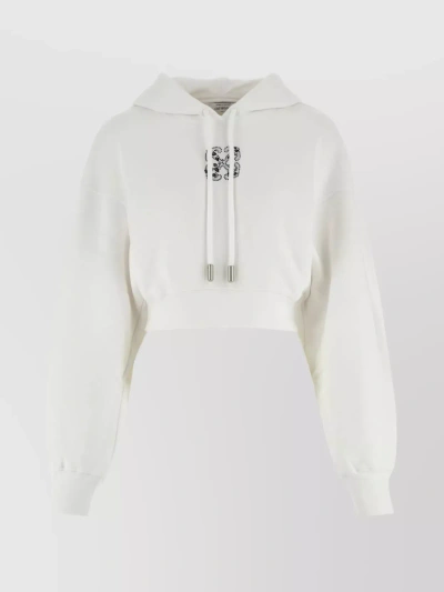 Off-white Fleece In White