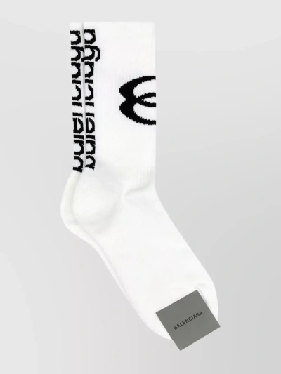 Balenciaga Socks In White