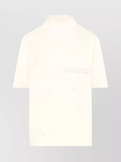 Maison Margiela T-shirts In Cream