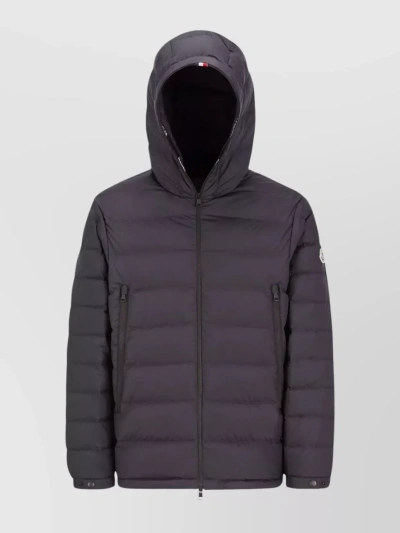 Moncler Short Chambeyron Down Jacket In Black