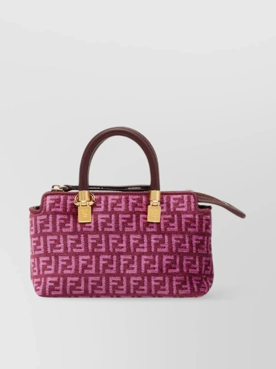 Fendi Mini By The Way Bag In Rosso Roma/os