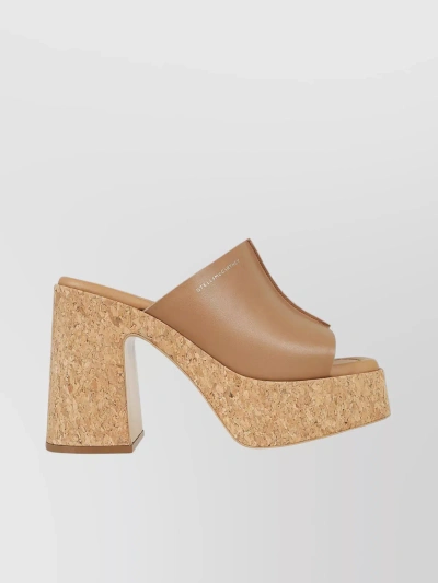 Stella Mccartney Skyla 110mm Platform Mules In Brown