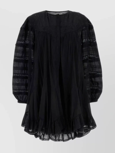 Isabel Marant Gyliane Dress In Black Cotton
