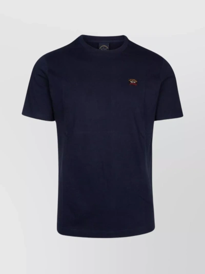 Paul & Shark Versatile Crew Neck T-shirt In Black