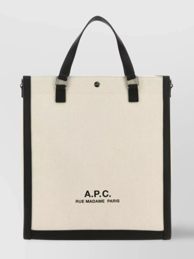 A.p.c. Camille 2.0 Shopping Bag In Beige