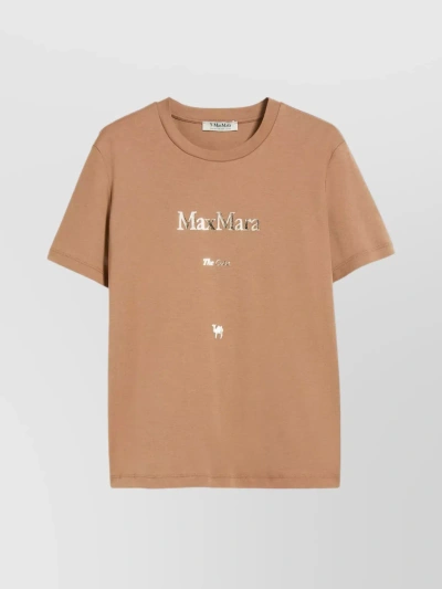 's Max Mara S Max Mara T-shirts And Polos Brown In Camel