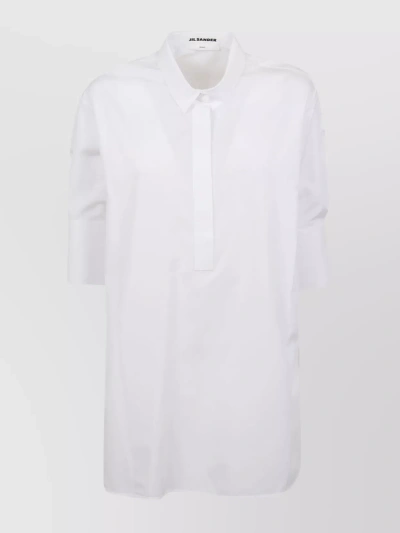Jil Sander Shirt In Bianco
