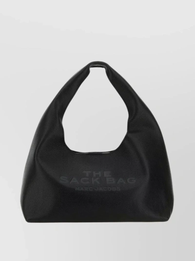 Marc Jacobs The Sack Leather Shoulder Bag In Black