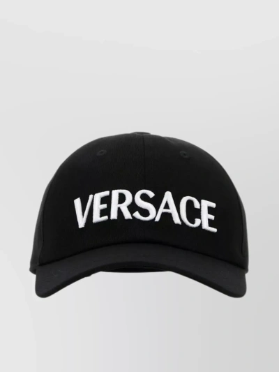 Versace Baseball Cap With Curved Visor And Ventilation Holes