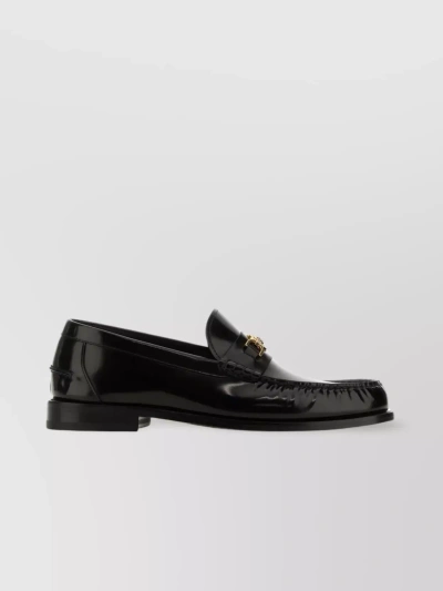 Versace Moccasins In Black