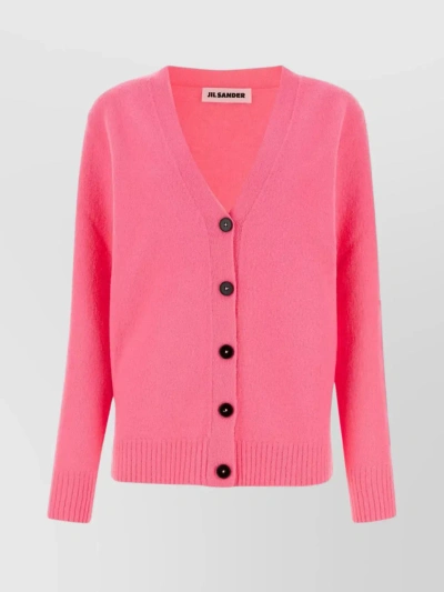 Jil Sander Cardigan-36t Nd  Female In Pink