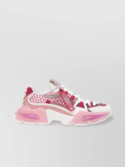Dolce & Gabbana Sneakers Airmaster Aus Mesh In Pink