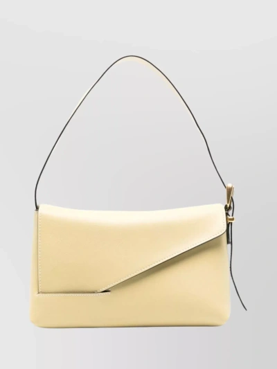 Wandler Oscar Flap Leather Shoulder Bag In Island