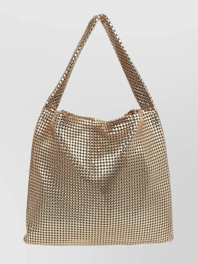 Rabanne Pixel Tote In Gold