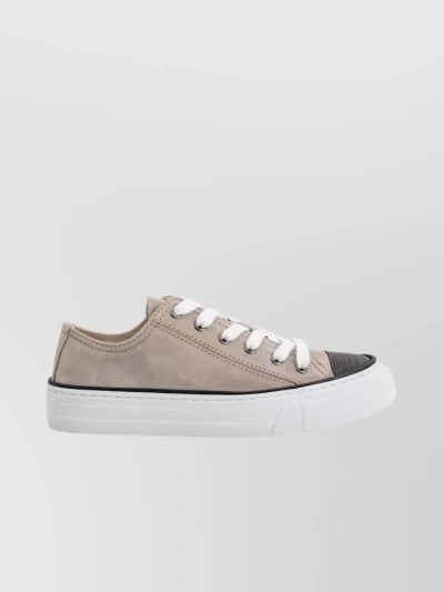 Brunello Cucinelli Trainers In Beige