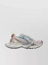 Balenciaga 3xl Lace-detail Sneakers In White/red/blue