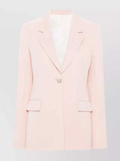 Lanvin Single-buttoned Blazer In Rosé