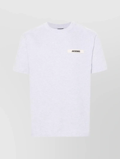 Jacquemus The Gros Grain T-shirt In Grey