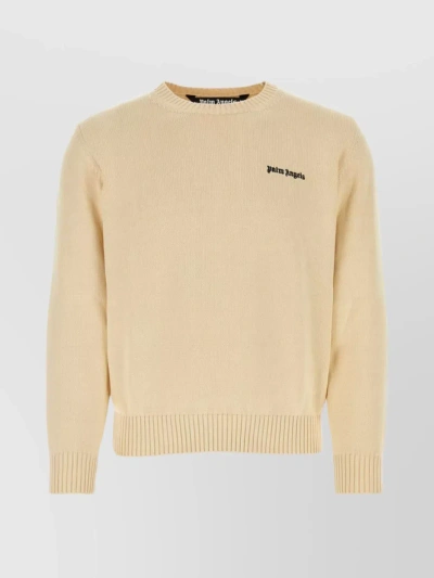 Palm Angels Classic Ribbed Crewneck Knit