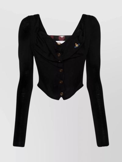 Vivienne Westwood Bea Corset Cardi In Black