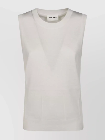 P.a.r.o.s.h . Wool Blend Vest In White