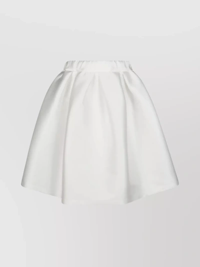 P.a.r.o.s.h Pleated Full Skirt In Rosa Bubble