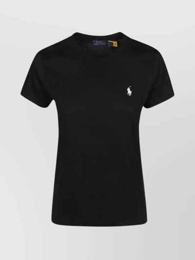 Polo Ralph Lauren Short Sleeve T-shirt In Black