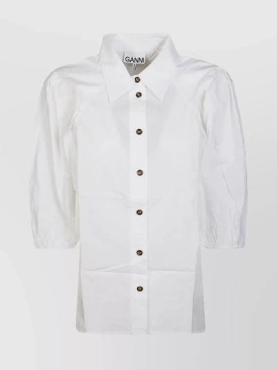 Ganni Camicie Bianco In White