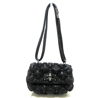 Valentino Garavani Leather Shoulder Bag () In Black