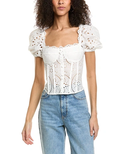 Charo Ruiz Ella Top In White