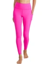 Body Up High Impact Leggings In Pink Glo