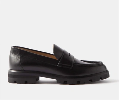 Legres 24 Leather Loafers In Black