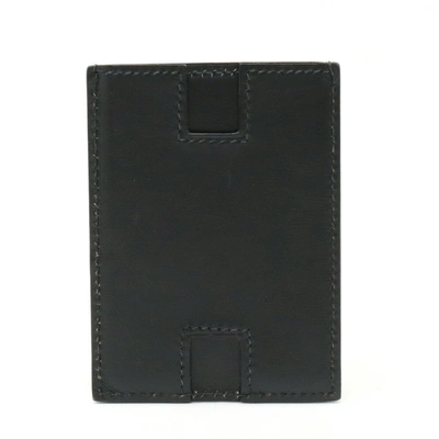 Hermes Leather Wallet () In Black
