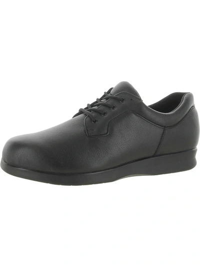 Drew Zip Ii Womens Leather Lifestyle Work And Safety Shoes In Black