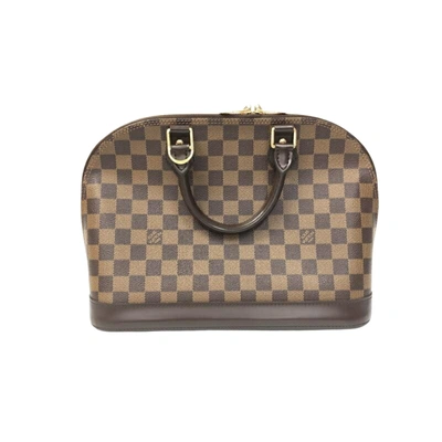 Pre-owned Louis Vuitton Alma Canvas Tote Bag () In Brown