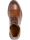 THE MEN'S STORE LIVORNO MENS LEATHER COLD WEATHE CAP TOE BOOTS