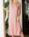 Sweet Lovely By Jen Running Errands Dress - Plus In Mauve In Multi