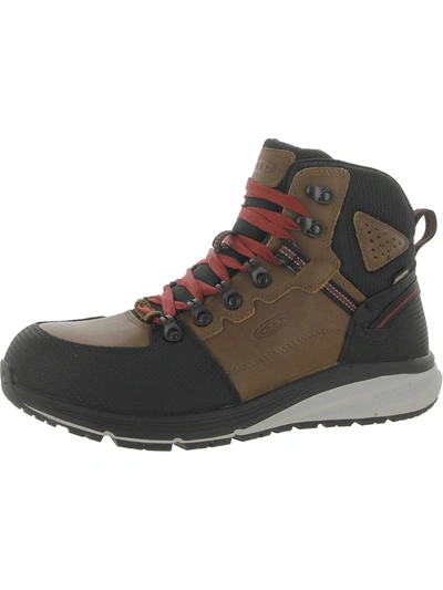 Keen Mens Leather Slip Resistant Work & Safety Boot In Multi