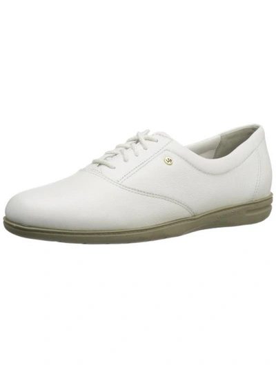 Easy Spirit Motion Womens Leather Casual Oxfords In White