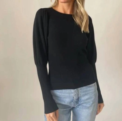 Six/fifty Reese Sweater In Black