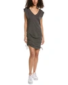PROJECT SOCIAL T TWILIGHT DOUBLE V SHIRRED WASHED MINI DRESS