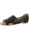 BELLINI NATIVE WOMENS FAUX LEATHER PEEP-TOE HUARACHE SANDALS