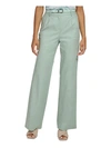 CALVIN KLEIN WOMENS PLEATED BELTED TROUSER PANTS