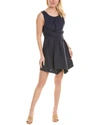 REBECCA TAYLOR HANDKERCHIEF-HEM ROMPER