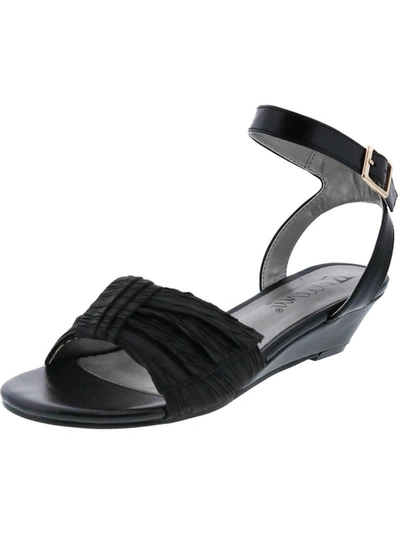 Bellini Lucy Womens Ankle Strap Heeled Dress Sandals In Black