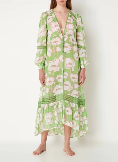 Ted Baker Elisia Floral-print Dress In Green