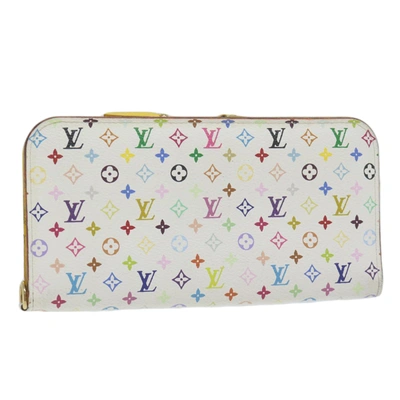 Pre-owned Louis Vuitton Portefeuille Insolite Canvas Wallet () In White
