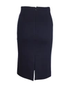 MOSCHINO KNEE-LENGTH PENCIL SKIRT IN NAVY BLUE WOOL