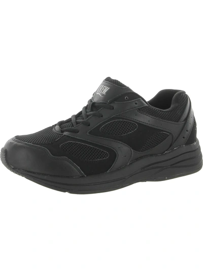 Drew Flare Womens Leather Lifestyle Running Shoes In Black