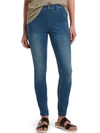 Hue High-waist Denim Leggings In Blue